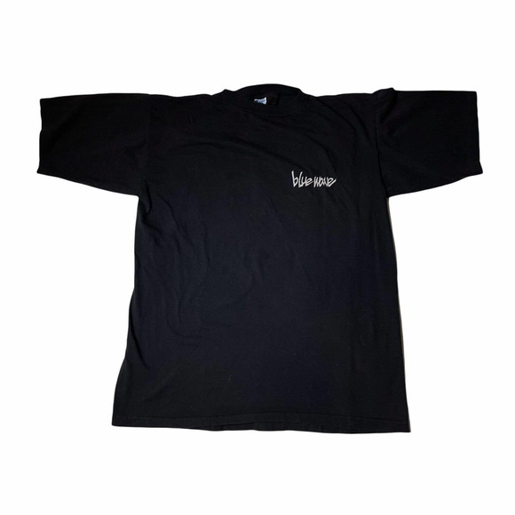 Vintage Other - Vintage 90s Surf Shop Blue Wave Single Sitch Shirt‎ Embroidered